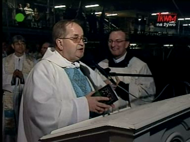 O. Tadeusz Rydzyk i o. Piotr Andrukiewicz